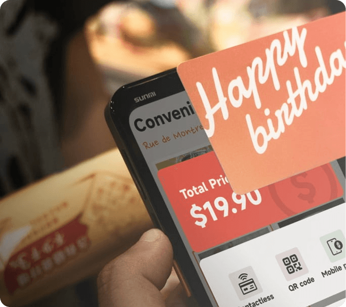 เครื่องอ่าน NFC
แบบสองด้าน