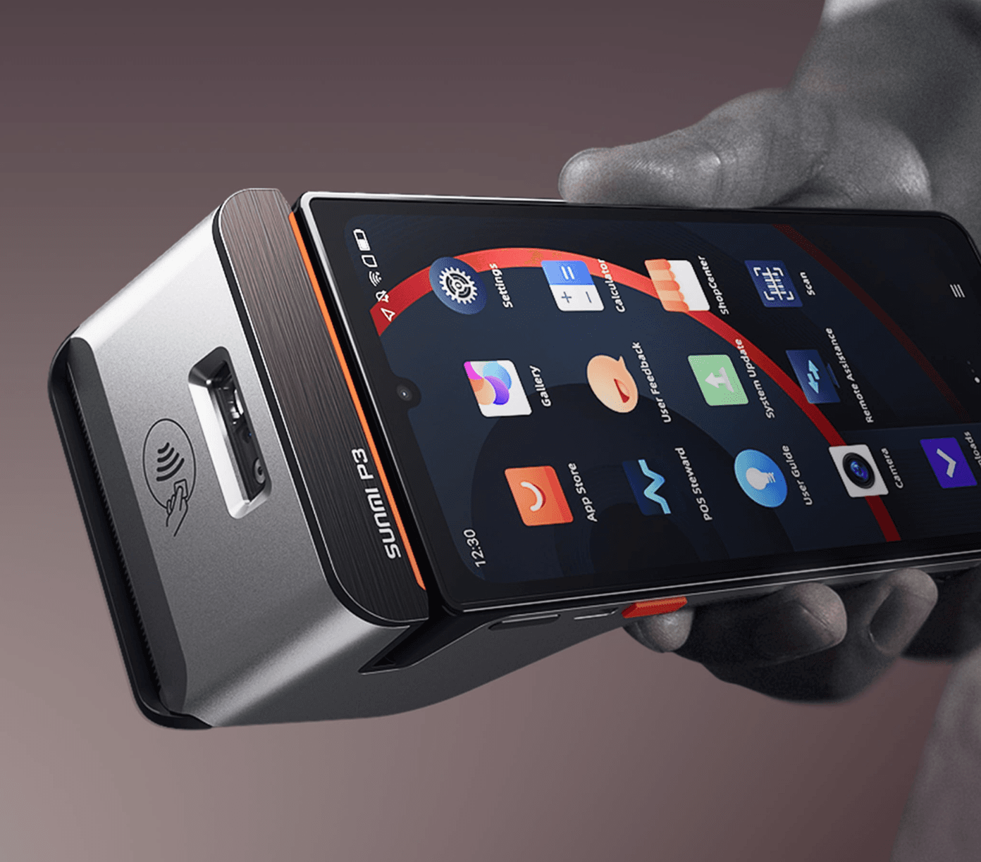 Supports Smart Card Swiping and Insertion
With a Built-in 2D Barcode Reader and Printer